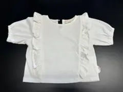 earth music&ecology フリルTシャツ ホワイトのサムネイル