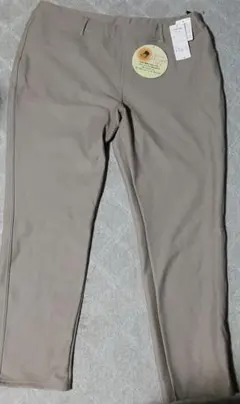 【売り切りセール】LEMIORE あったかボンディングパンツ4L ベージュ