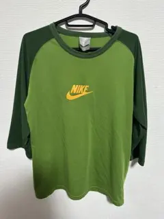 00s NIKE ナイキ グレータグ ラグランスリーブ 七分袖カットソー