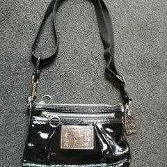 美品! COACHコーチ POPPY エナメル ポシェット ショルダー バッグ