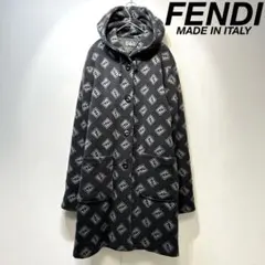 希少 FENDI 上質 ズッカ FFロゴ 総柄 デザイン ステンカラーコート 2026年最新】フェンディ ズッカ柄 コートの人気アイテム - メルカリ