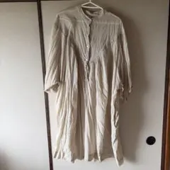h.b シャツワンピース ベージュ