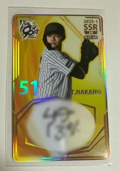 オンサイトカード　中野伸哉 2025-1】ガンバ大阪 オンサイトカードN+SR 直筆サイン 中野伸哉