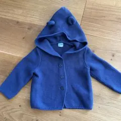 babyGAP くま耳カーディガン ネイビー