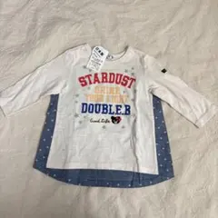 ミキハウス　ダブルビー　長袖カットソー　100