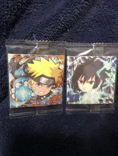 NARUTOにふぉるめーしょん ウエハース シール ナルト サスケ UR