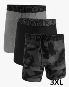 アンダーアーマー UNDER ARMOUR ボクサーパンツ 3枚3XL