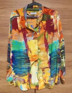 Fidele アートプリント 長袖シャツ マルチカラー カラフル レディース