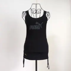 Puma ブラック タンクトップ