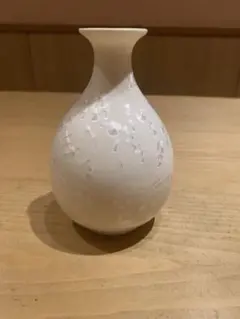 京焼 清水焼 徳利 花結晶 白磁 結晶釉 酒器