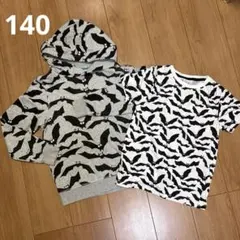 ハロウィン　パーカー&Tシャツ　140