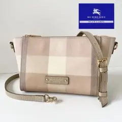 【ほぼ新品】ブルーレーベル ショルダーバッグ チェック柄 クレストブリッジ