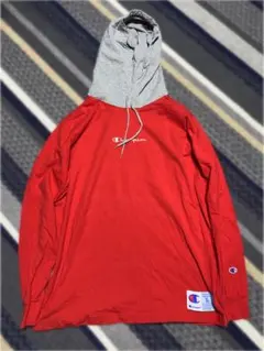 Champion フード付き長袖シャツ XL