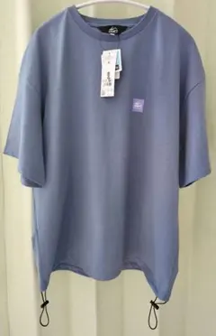 CAMP7 バックストレートライン ロゴプリントTシャツ M