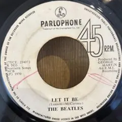 ジャマイカ盤 7インチ レコード THE BEATLES / LET IT BE - メルカリ