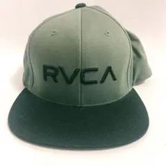 RVCA ルーカ　スナップバック　キャップ 緑　カーキ