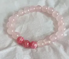 パワーストーンブレスレット ローズクォーツ インカローズ