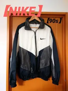 90s NIKE ナイロンジャケット 銀タグ oldnike ドローコード付き - メルカリ