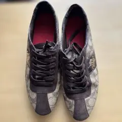 COACH グレー ブラック スニーカーのサムネイル