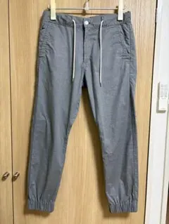 KAFIKA グレー ジョガーパンツ