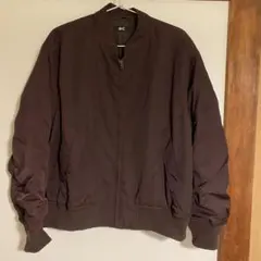 UNIQLO C ボマージャケット　ＸＬ　ワイン