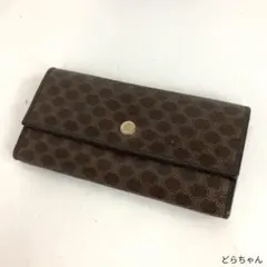 CELINE セリーヌ 長財布 財布 マカダム トリオンフ ロゴ 金具 - メルカリ