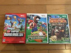⭐︎マリオ、ドンキー等Wii ソフト3本セット⭐︎