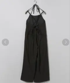 ジーナシス　W/バッククロスキャミサロペット　ネイビー