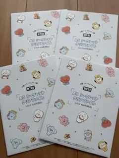 BT21 A5 シークレットクリアファイル 4枚セット