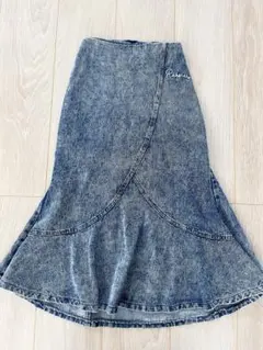 デニムスカート ロング