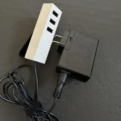 ジャンク　3ポートUSBハブ ACアダプター付き