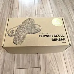 カイカイキキ　FLOWER SKULL BENSAN ブラック　LLサイズ