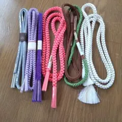 帯締め 6本セット 多色