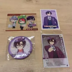 カラフルピーチ　グッズ　もふ　缶バッチ　シール　カード