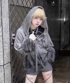 Aged Rust Zip Hoodie