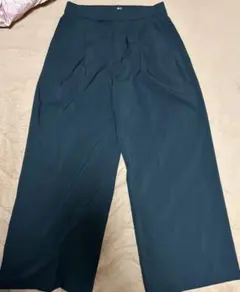 UNIQLO:C 感動タックワイドパンツ 黒 M 美品