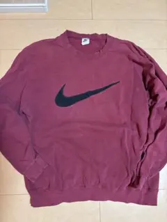 古着Nike バーガンディ スウェット L
