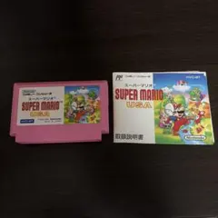 任天堂 ファミコン スーパーマリオUSA カセット&説明書