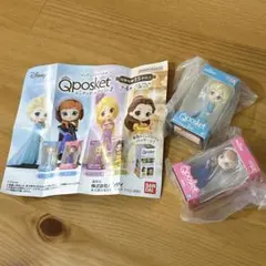 キューポスケット ミニチュアコレクション2 「アナとエルサ」2種セット