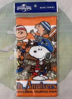 USJ 5周年記念 スヌーピー PEANUTS キャラクター ミニタオル