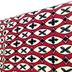 着物 小紋 単衣 ウール 洗える着物 身丈154 裄63 臙脂色