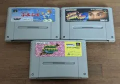 【動作確認済】スーパーファミコン ソフト 3本セット