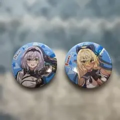 ホロライブ フェスティバル 白銀ノエル＆不知火フレア 缶バッチ2個セット