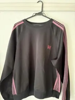 Needles 黑色 粉色 條紋 大學T M