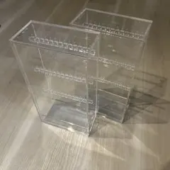 無印良品　アクリル製 3段アクセサリーケース