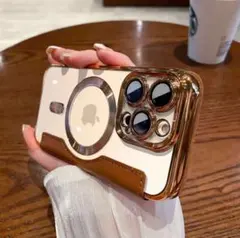 iPhone 15 Promax レザークリアケーMagSafe充電