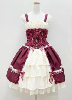 ラパフェ ✫ 4連リボン 姫ワンピース ドレス ゆめかわ 希少 レア 限定