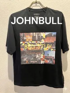 【美品】JOHNBULL BED STUY フォトTシャツ 黒のサムネイル