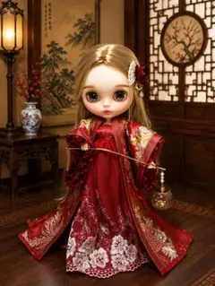 ブライス アイシードール アウトフィット 古代中国風 ドール服