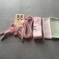 着物 着付け小物セット ピンク 緑